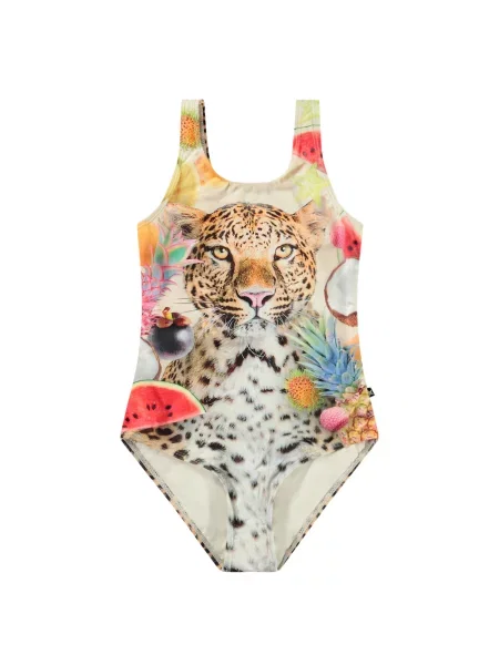 Дитячий Купальник Molo помаранчевий/коричневий поліестер/еластан помаранчевий