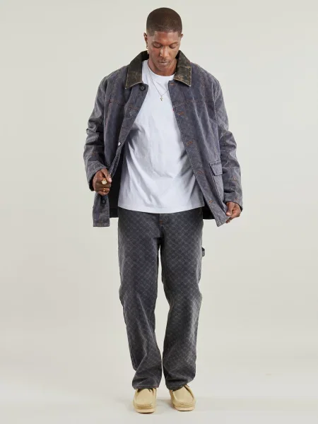 Jachetă Daily Paper Monogram Workwear Jacket Grey S gri