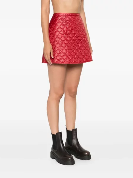 Fusta mini Moncler roșu