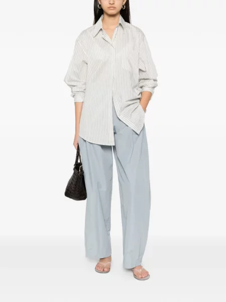 Pantaloni The Row alb