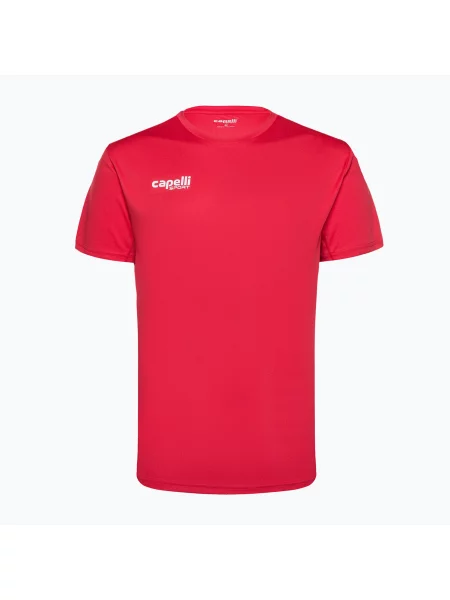 Tréninkové fotbalové tričko Capelli Basics I Adult červené
