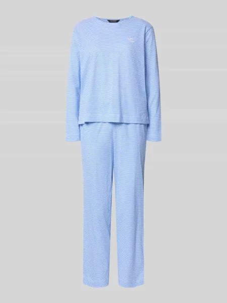 Piżama z czystej bawełny Lauren Ralph Lauren