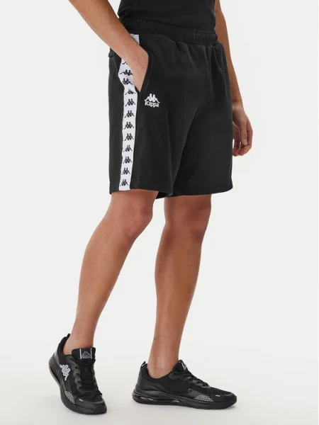 Kappa Sport rövidnadrág Banda Oviedo Comfort Fit fekete