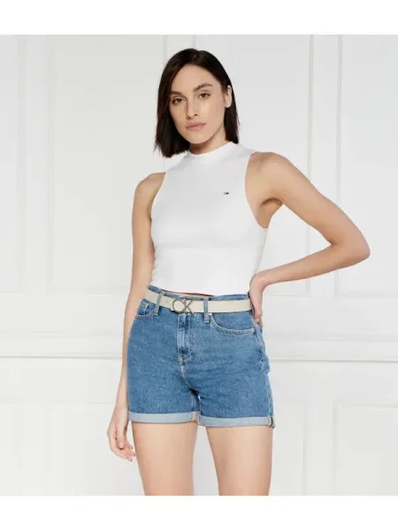 Top Tommy Jeans alb