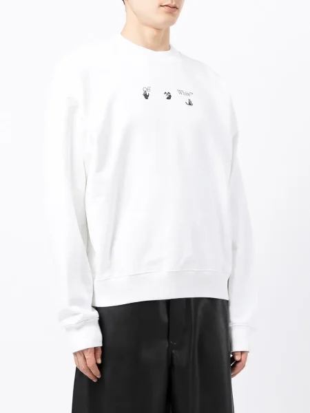 Hanorac Off-white alb