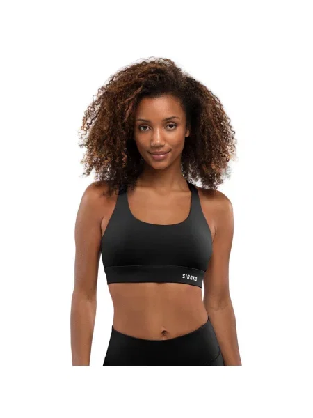 Stanik sportowy fitness Balance Black czarny