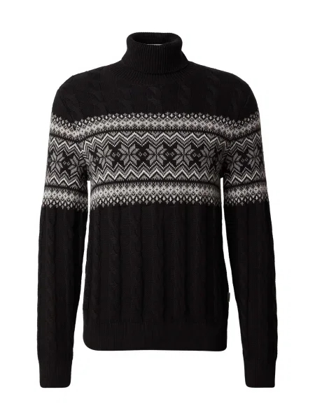 Lindbergh Pulover gri / grej negru