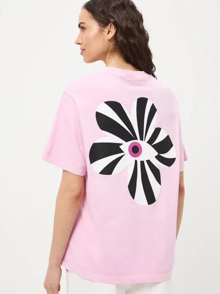 Medicine oversize kratka majica roza