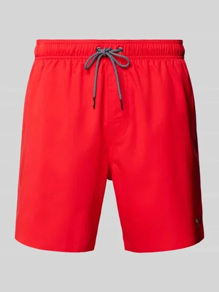 Szorty pływackie o średniej długości PUMA Swim czerwone