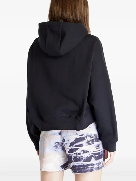 Top sport Nike din fleece plisat fără mâneci alb