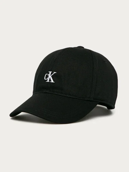 Kapa s šiltom Calvin Klein Jeans Monogram Baseball Cap BLK črna