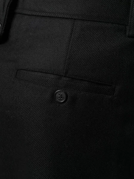 Hlače Isabel Benenato ošišan crna