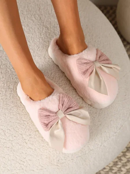 Papuci de casă Naonelle roz