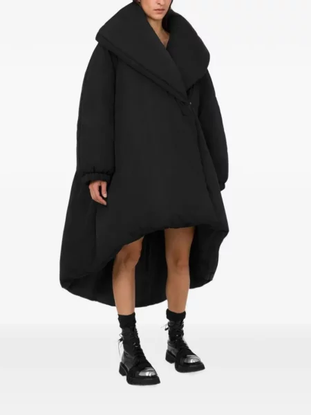 Palton Moschino asimetric negru