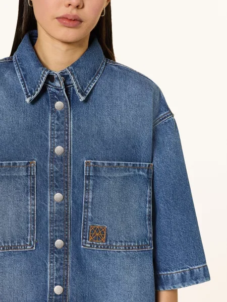 Heyanno Bluzka Jeansowa Mmhnote blau niebieska