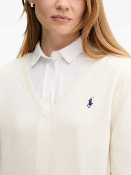 Șapcă Polo Ralph Lauren în carouri din țesătură twill cu imagine alb