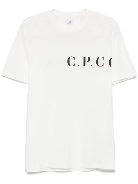 Tricou C.p. Company scurt alb