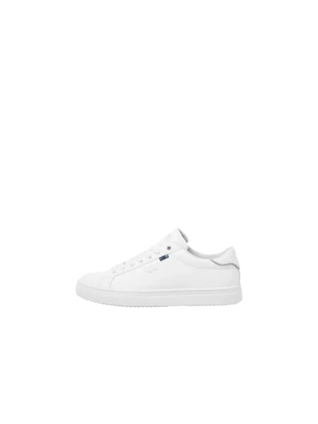 Sneakersy z nadrukiem z logo model ‘BALE’ Jack & Jones białe