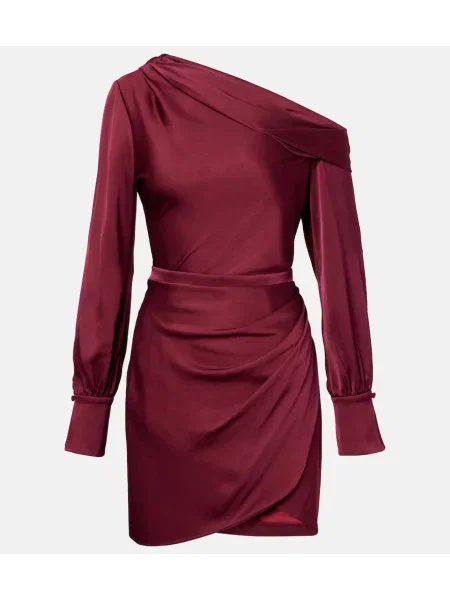 Rochie Simkhai din satin bordo
