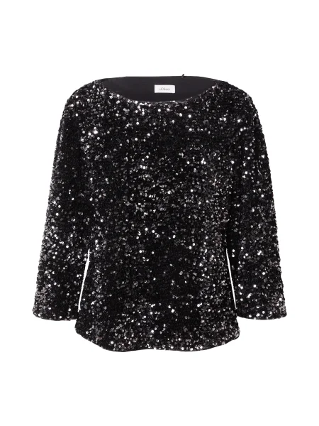 S.Oliver BLACK LABEL Bluză negru