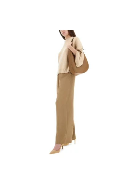 Dzianinowy sweter Max Mara beżowy