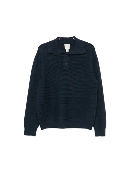 Dzianinowy sweter Calvin Klein niebieski