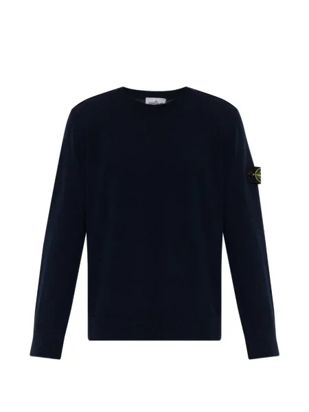 Pulover Stone Island cu strasuri albastru