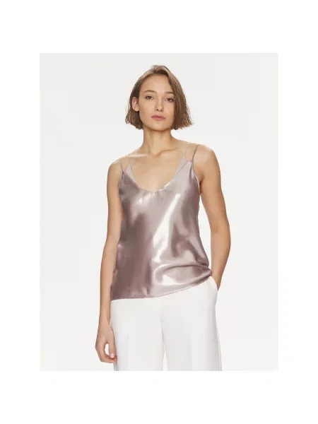 Boss Top Besatie Regular Fit rjava