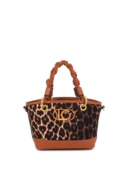 Lola Casademunt Kabelka / cappuccino / tmavě hnědá