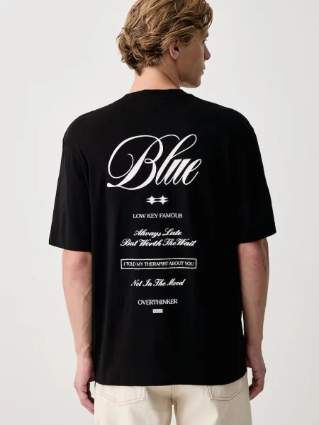 HUGO Blue tricou pentru bărbați din Nobim negru