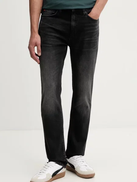 HUGO kavbojke slim fit kroja HUGO črna