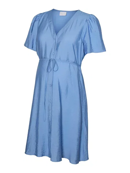 MAMALICIOUS Rochie MLAVA LIA denim albastru
