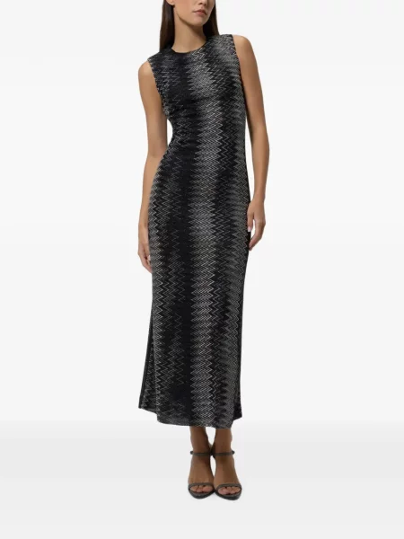 Rochie midi Missoni evazată negru