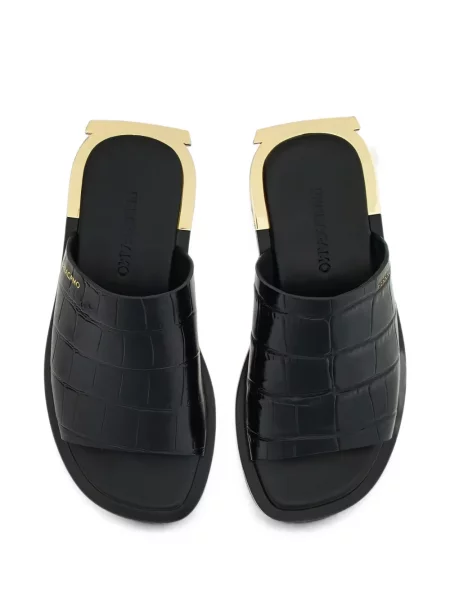 Sandale Ferragamo din piele negru