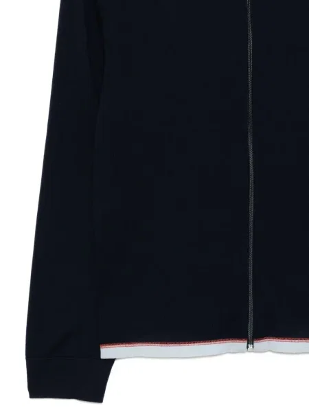 Cardigan Ps Paul Smith din lână merinos albastru