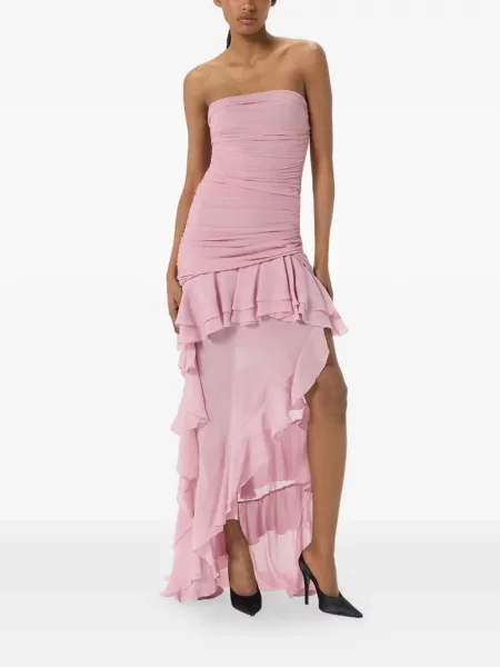 Rochie Blumarine cu volane roz