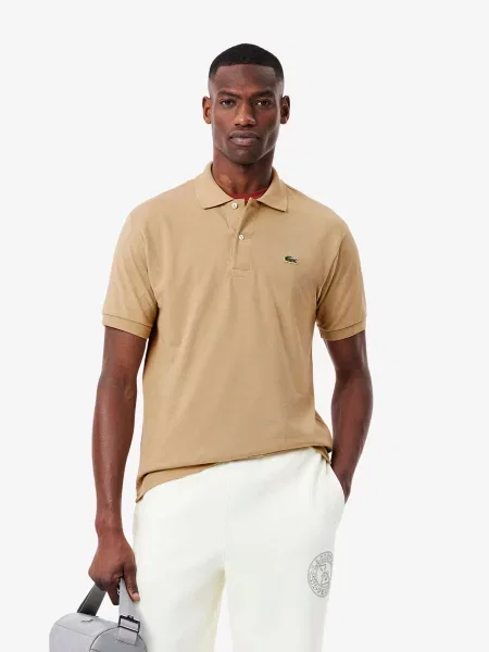 Поло Lacoste коричневий