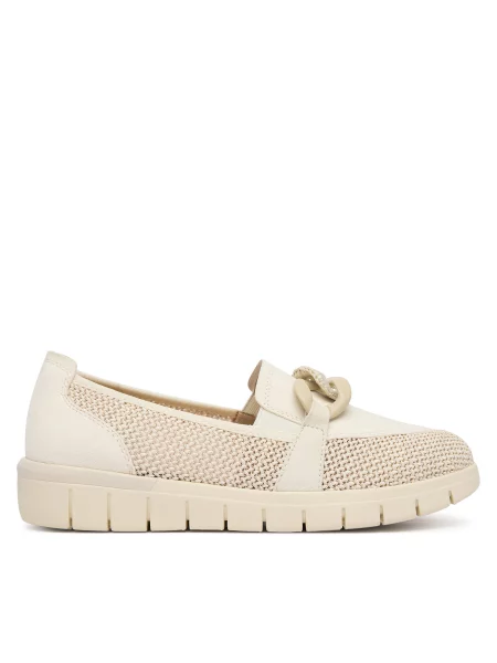 Nizki čevlji Caprice bež