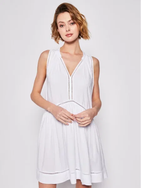 Seafolly Haljina za plažu Beach Basics bijela