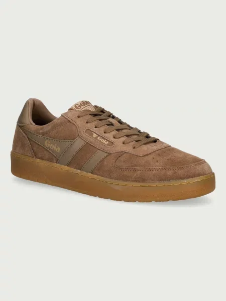 Gola Hawk Suede Trainer sneakers pentru bărbați din piele maro