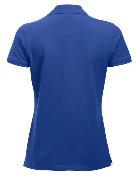 Clique Classic Marion S/S Polo nowoczesny krój – blue niebieska