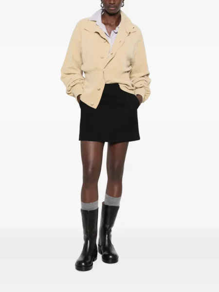 Fusta mini Dunst în linie A negru