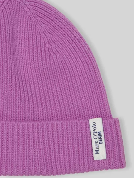 Czapka z czystej żywej wełny Marc O'polo Denim