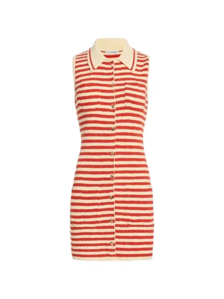 Rochie mini Altuzarra cu dungi roșu