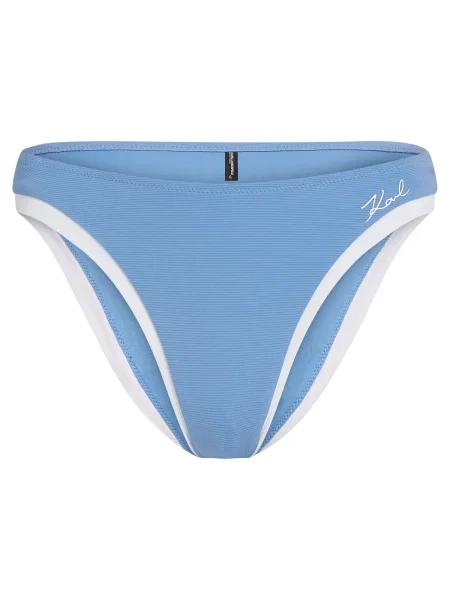 Karl Lagerfeld Bikini hlačke svetlo modra bela