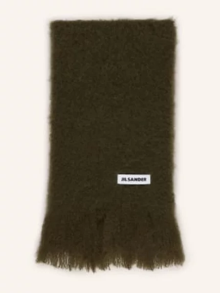 Šál Jil Sander zelený