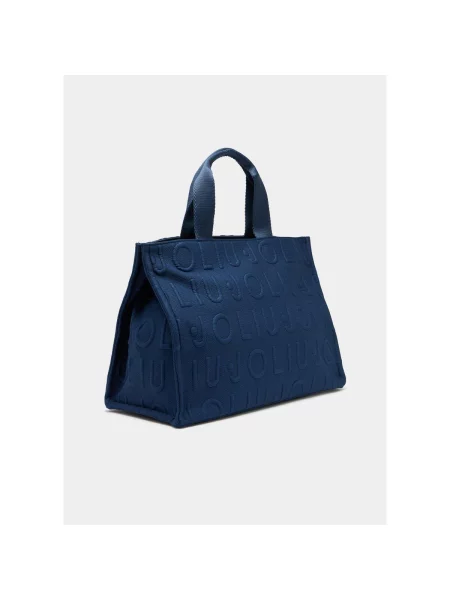 Vászon shopper táska Liu Jo kék