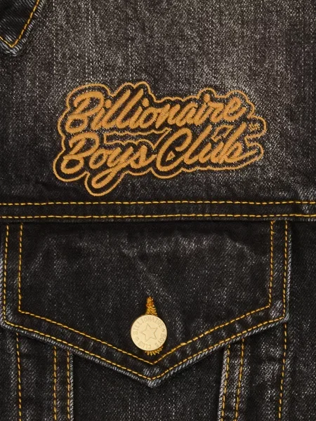 Kurtka jeansowa dziecięca Billionaire Boys Club czarna