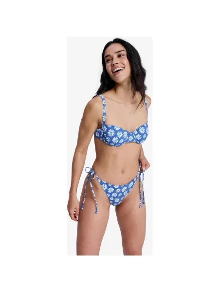 Braghi bikini Roxy Printed Essentials niebiesko-białe S białe