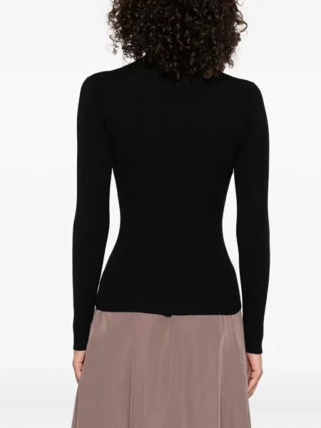 Top Kenzo cu model floral lung negru